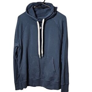 Under Armour Classic Blue Loose fit Hoodie Size Large Womens